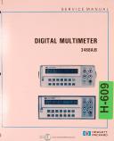 Hewlett Packard-Hewlett Packard Digital Mulstimeter 3468A/B Service Manual 1983-3468A/B-HP-01